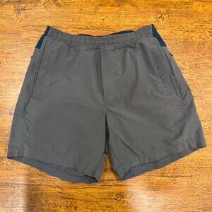 Birddogs Gray Performance Lined Workout‎ Running Training Gym Shorts 7" Men's M